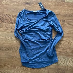 Kindred bravely long sleeve nursing pajama top